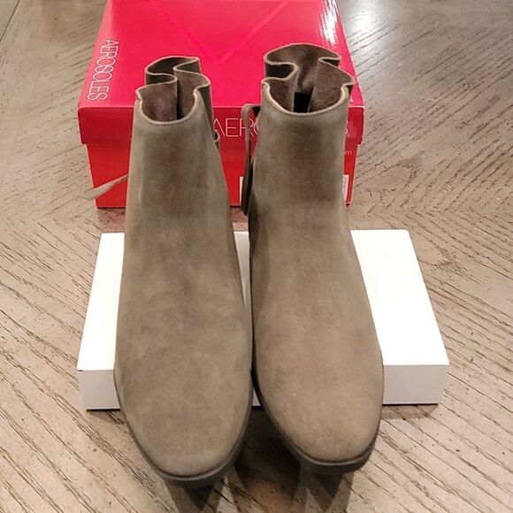 Aerosoles suede green boots size 8 NWT - Picture 3 of 12